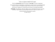 Tablet Screenshot of db2.campcourageous.org